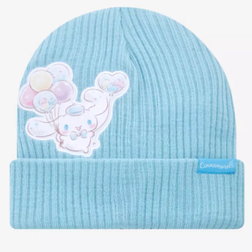Cinnamoroll Balloon Peeking Beanie NWT